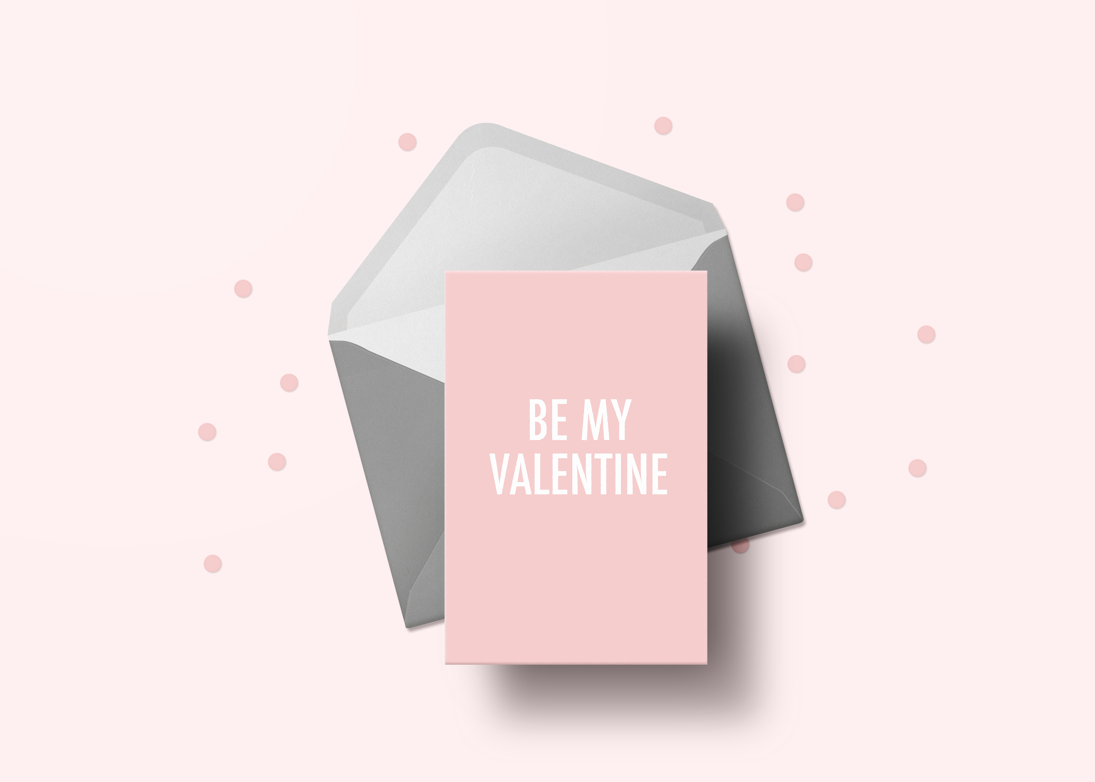Be my Valentine Printable Card