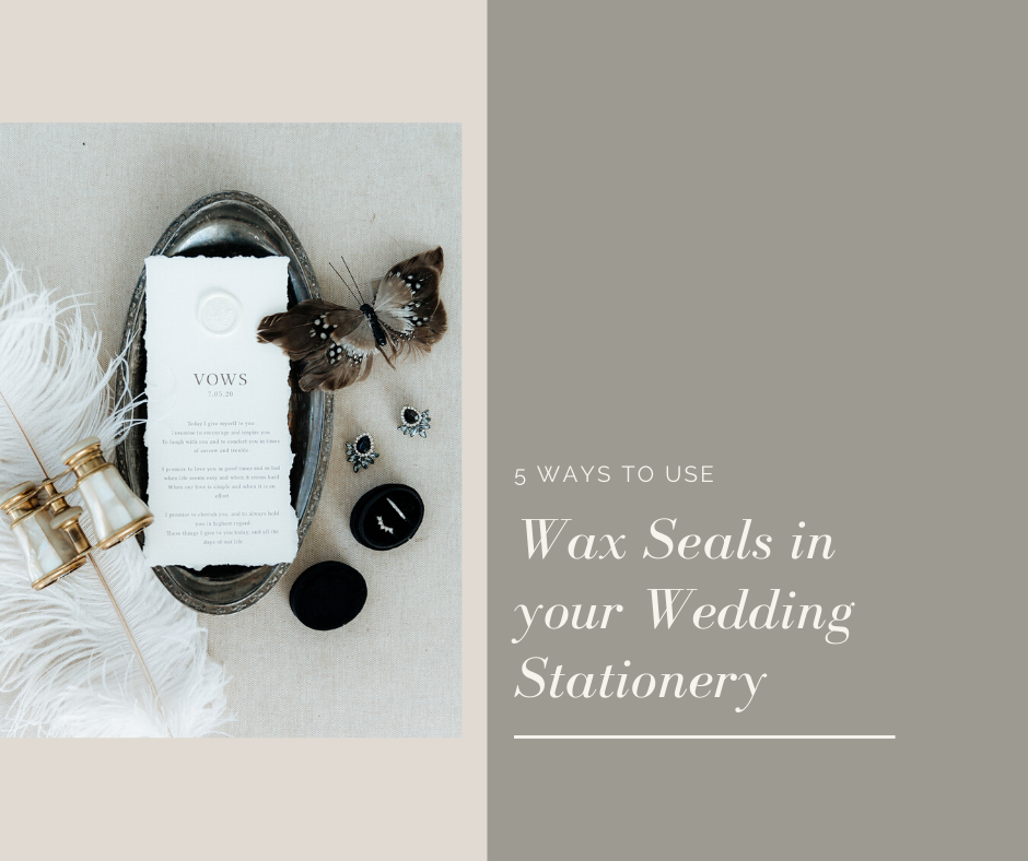 Wax Seal Ideas for Wedding Stationery