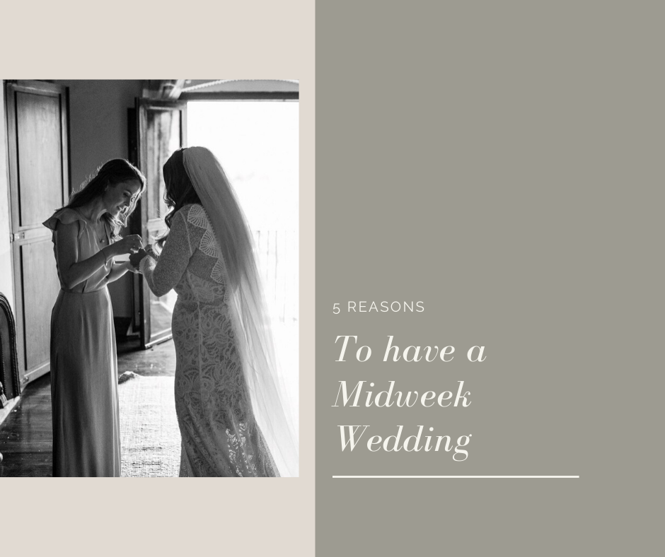 5 reasons to have a midweek wedding