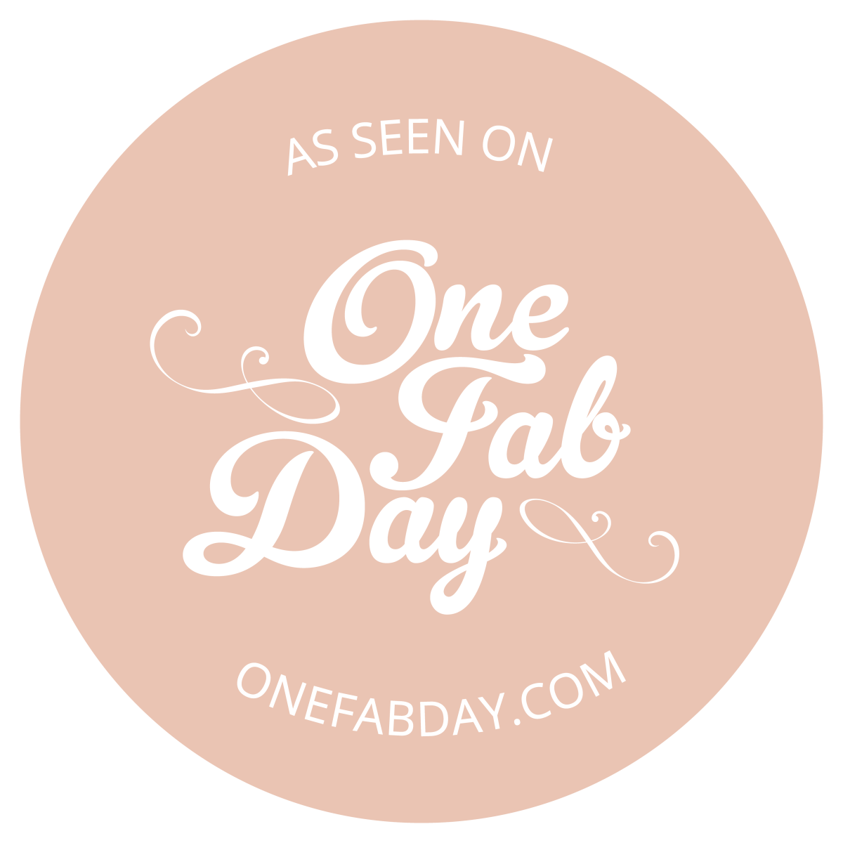 featured on one fab day . com badge