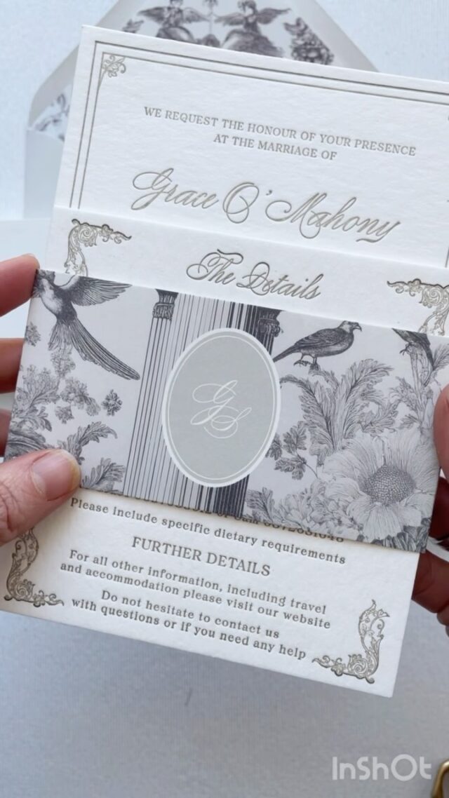 Grace and Sam,
you have probably seen clips of their beautiful wedding, if not head over to @littlebearfilm @louisegoldingphotography and @blissfulcontent_ to check out their gorgeous Tuscany wedding
-
They got married at the beginning of May and their wedding stationery matched the elegant style of their wedding day
-
I first worked with grace and Sam on their save the dates last year and then had the pleasure of working with them again on the rest of their wedding stationery
-
A beautiful Italian letterpress invitation suite printed in muted tones on soft cotton cardstock
-
Wishing you both love and happiness together for your future 
Bride @gracefomahony 
Groom @samjohnston92 
Venue @anticafattoriapaterno 
#weddingstationerydesign #weddinginvitations #weddinginvitationdesign #weddingstationery #weddinginvites #irishbride #weddinginvitationsuite #onefabday #irishwedding #destinationweddingtuscany #tuscanywedding #letterpress #letterpressprinting #letterpressstudio #letterpressinvitations
